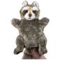 Preview: Carl Dick Plüschtier Waschbär Handpuppe
