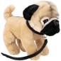 Preview: Pug with lead standing Preview: Pug with lead standing