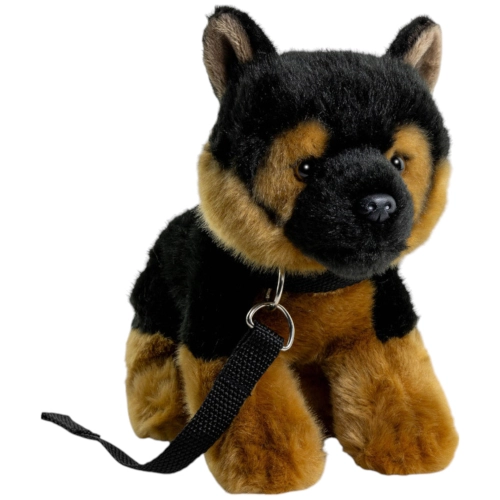 Schäferhund Welpe mit Leine