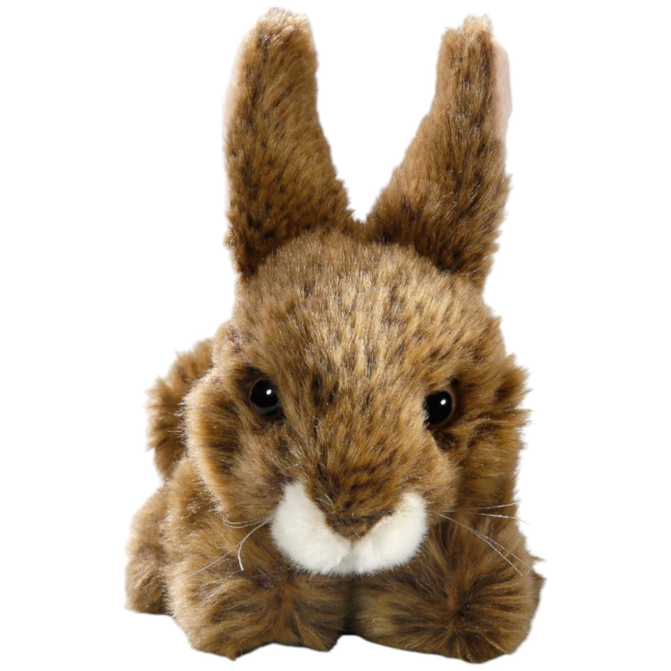 Hase sitzend braun