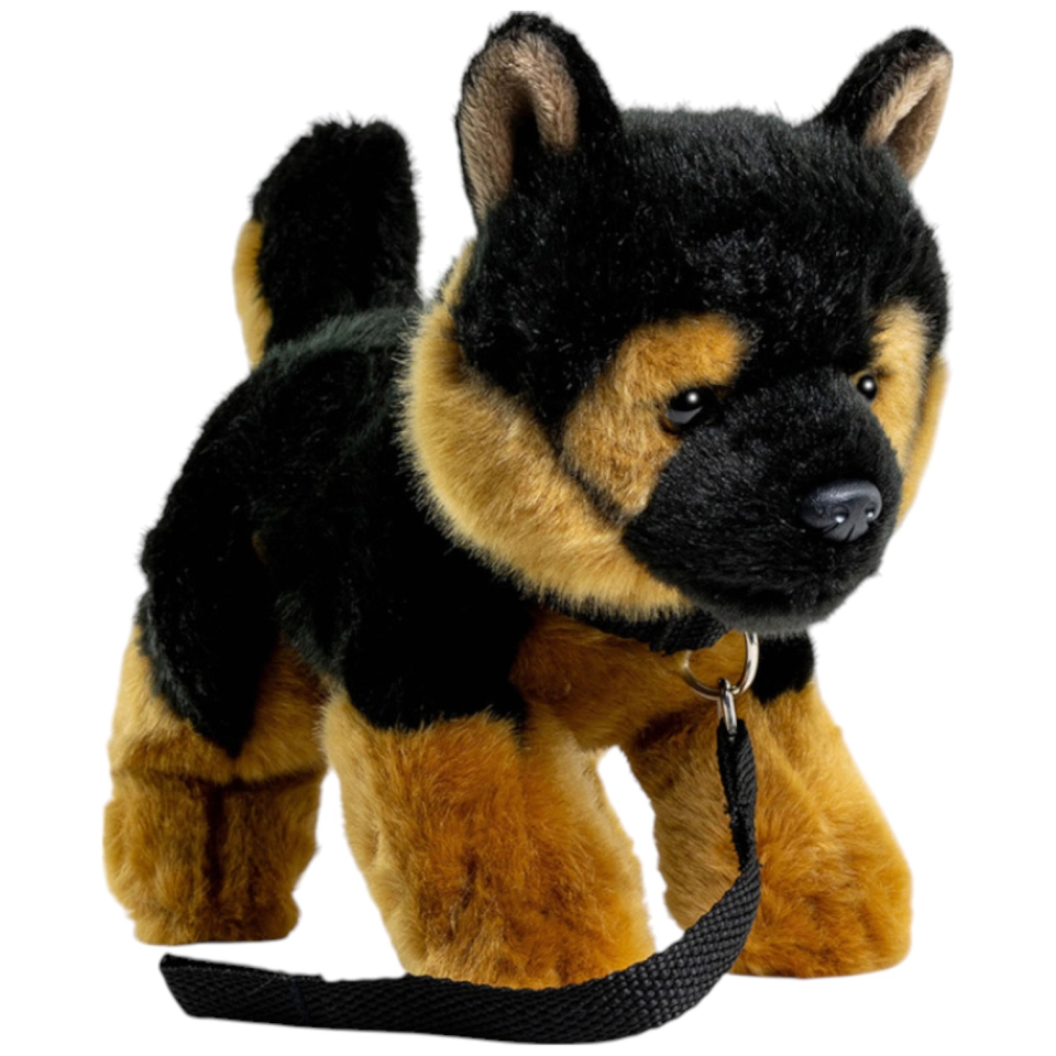 Carl Dick Plüschtier Schäferhund Welpe mit Leine