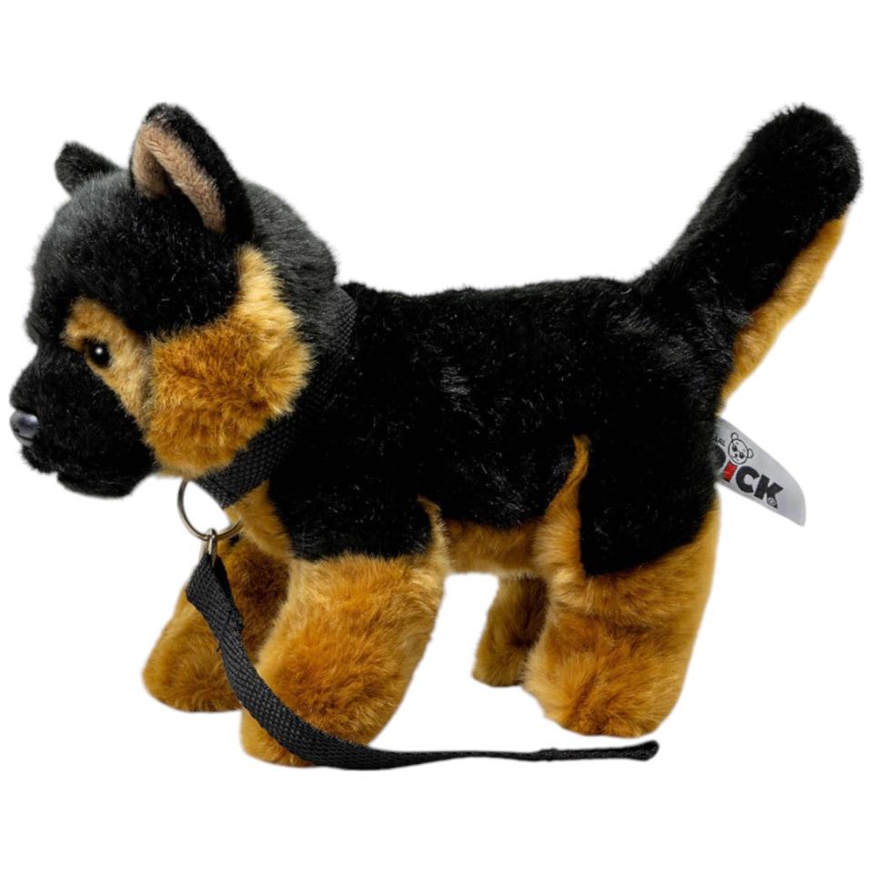 Schäferhund Welpe mit Leine